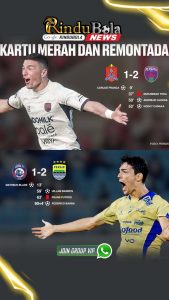 hasil skor parlay arema vs persib